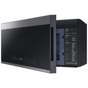 Samsung Bespoke 30 in. 2.1 cu. ft. Over-the-Range Smart Microwave with 10 Power Levels, 400 CFM & Sensor Cooking Controls - Stainless Steel, Stainless Steel, hires