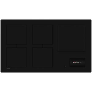 Wolf Contemporary Series 36 in. 5-Burner Induction Cooktop with Simmer Burner - Black, , hires