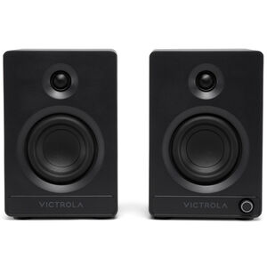 Victrola Tempo Bluetooth Bookshelf Speakers - Black, , hires