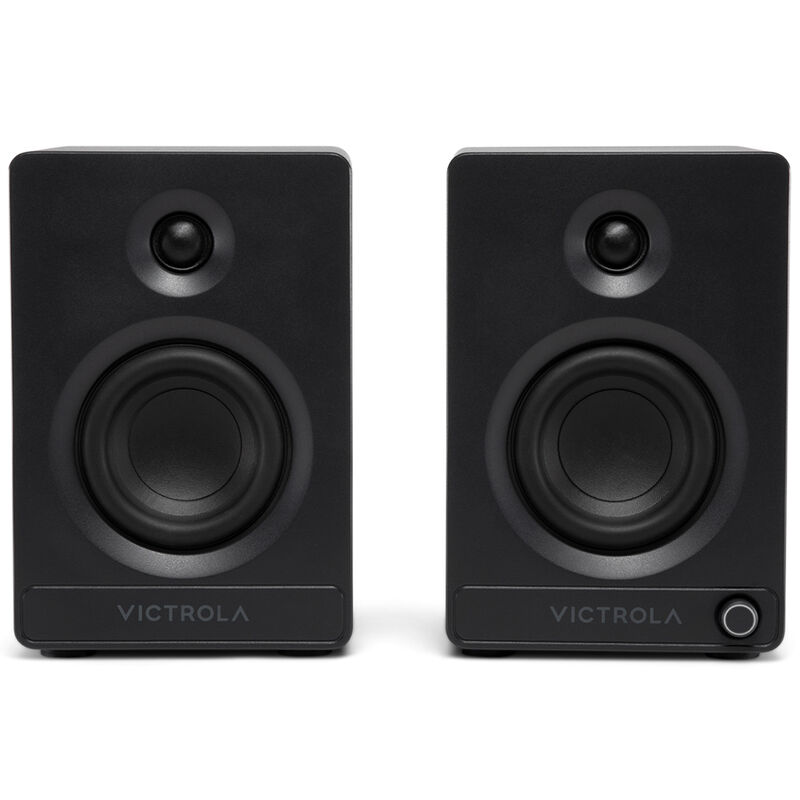 Victrola Tempo Bluetooth Bookshelf Speakers - Black, , hires