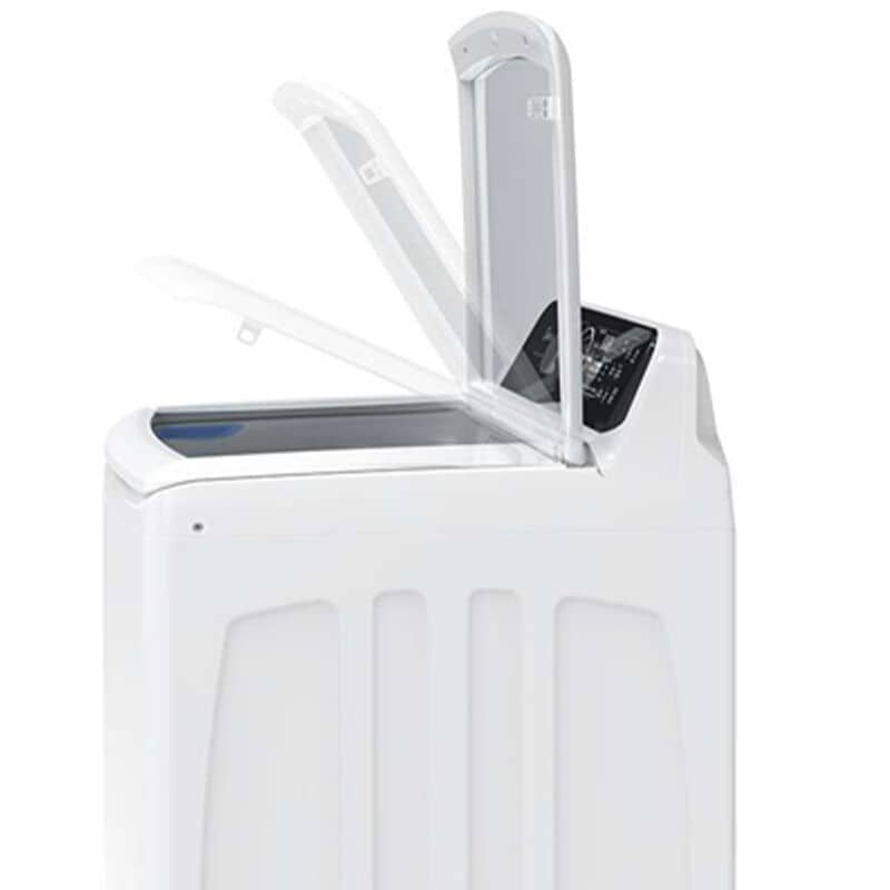 Midea 27 in. 4.5 cu. ft. Smart Top Load Washer - White, , hires