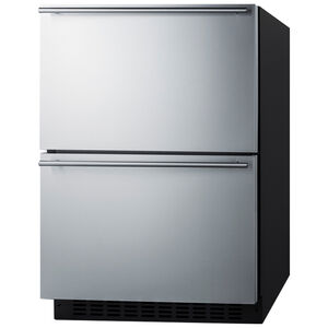 Summit 24 in. 3.7 cu. ft. Drawer Compact Freezer with Digital Control - Custom Panel Ready, , hires