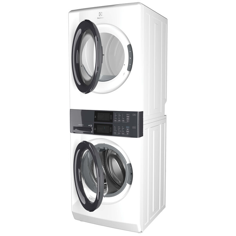 Electrolux 27 in. 4.4 cu. ft. Electric Front Load Laundry Center with LuxCare Wash & Moisture Sensor Dry - White, , hires