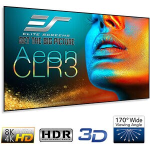 Elite Screens 123" Edge Free Fixed Frame Projection Screen for Ultra-Short- Throw Projectors, , hires