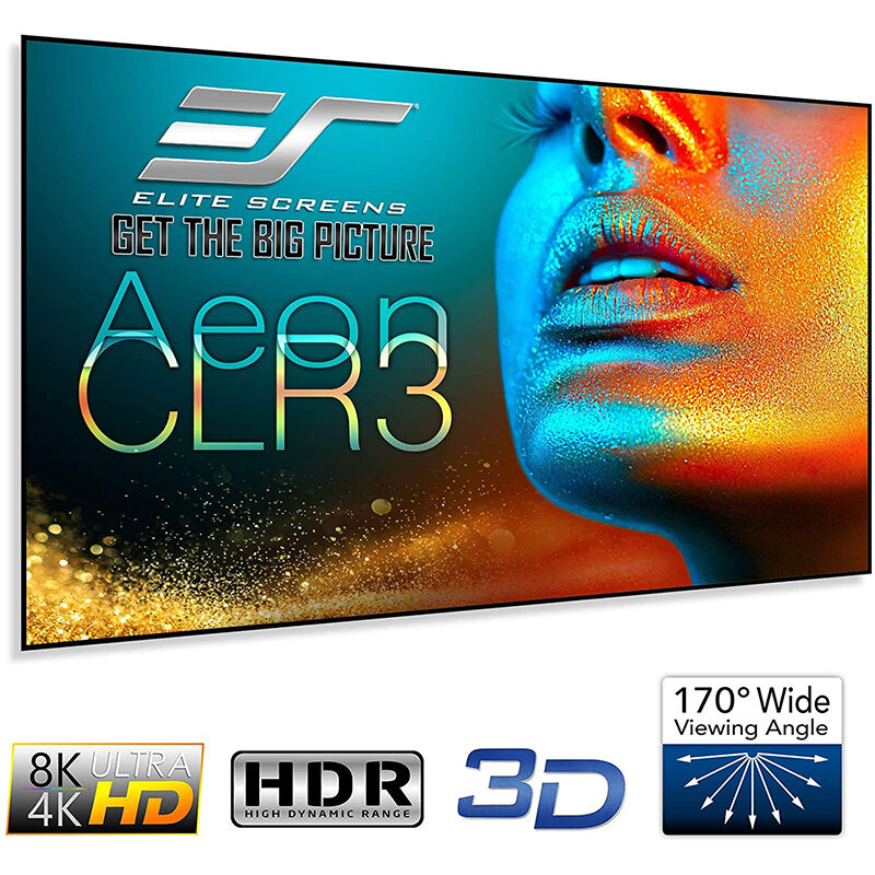 Elite Screens 123" Edge Free Fixed Frame Projection Screen for Ultra-Short- Throw Projectors, , hires