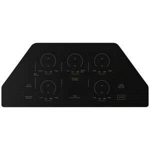 Cafe 30 in. 5-Burner Smart Electric Cooktop with Simmer Burner & Power Burner - Black, , hires