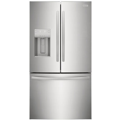Frigidaire 36 in. 27.8 cu. ft. French Door Refrigerator with External Ice & Water Dispenser - Stainless Steel | FRFS2823AS