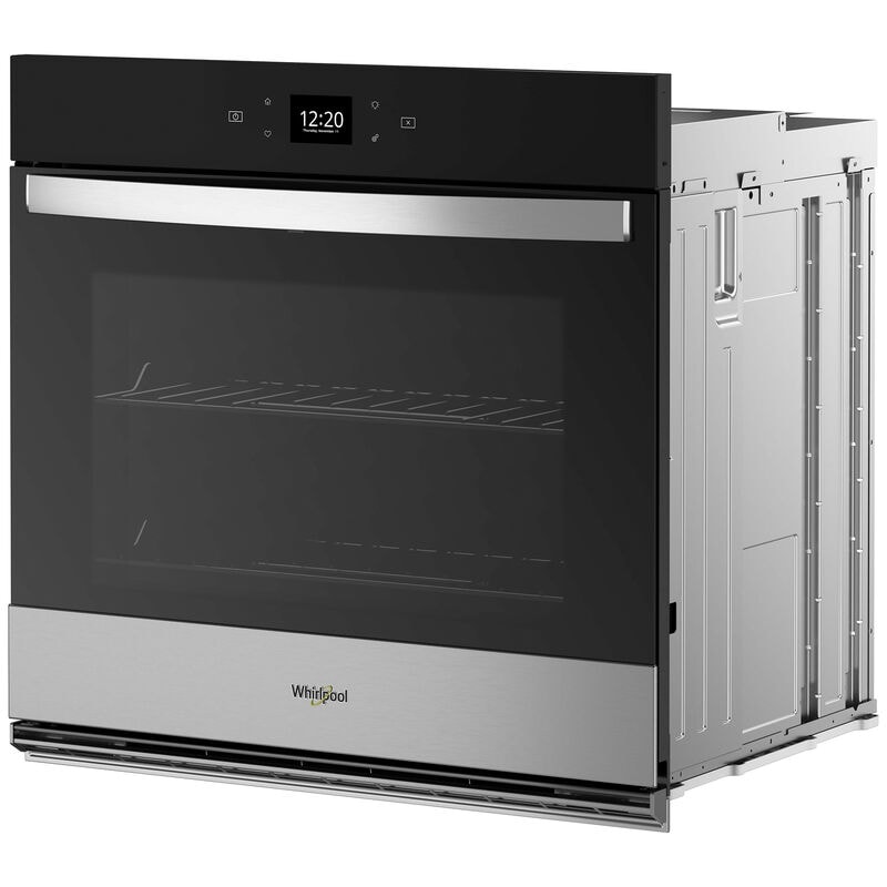 Whirlpool 30 in. 5 cu. ft. Smart Electric Single Wall Oven with Standard Convection - Fingerprint Resistant Stainless, , hires