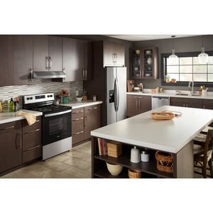 Whirlpool 30 in. 4.8 cu. ft. Electric Range with Coil Burners - Stainless Steel, , hires