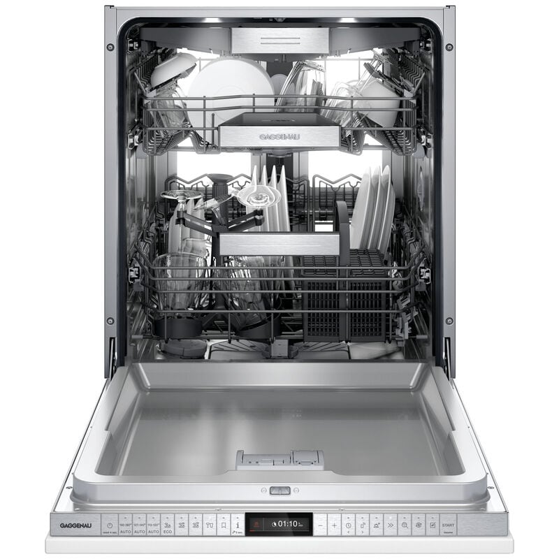 Gaggenau 400 Series 24 in. Top Control Smart Dishwasher with 42 dBa Sound Level & 3rd-Rack - Custom Panel Ready, , hires
