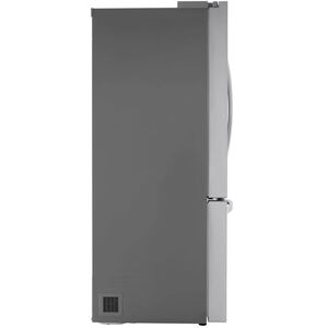 LG 36 in. 26.5 cu. ft. Smart Counter Depth French Door Refrigerator with Internal Water Dispenser - Stainless Steel, Stainless Steel, hires