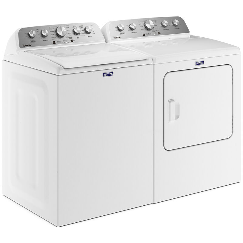 Maytag 29 in. 7.0 cu. ft. Electric Dryer with 9 Dryer Programs, 3 Dry Options & Wrinkle Care - White, , hires