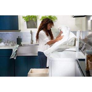 Speed Queen TR7 26 in. 3.2 cu. ft. Top Load Washer with Agitator & Perfect Wash - White, White, hires