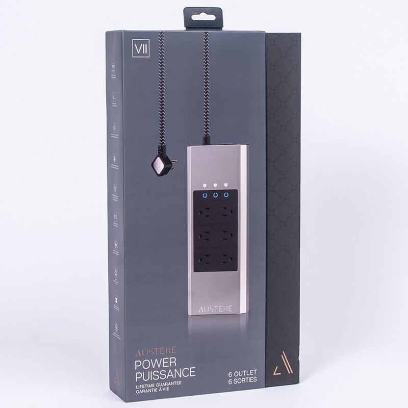 Austere VII Series 6-Outlet 4,000 Joules Surge Protector with 45 Watt PD Port, , hires