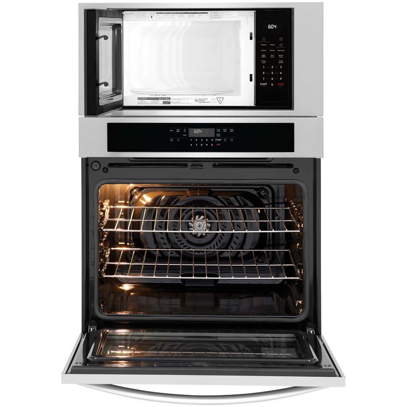 Frigidaire 30 in. 6.9 cu. ft. Electric Microwave/Wall Oven Combo with Standard Convection & Sensor Cooking - Stainless Steel, , hires