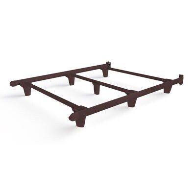 emBrace Premium Brown Bed Frame - Queen | 21603BR-Q
