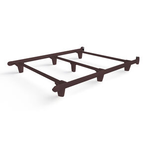 emBrace Premium Brown Bed Frame - Queen, , hires