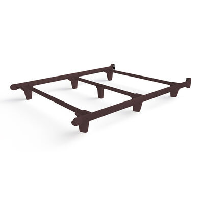 emBrace Premium Brown Bed Frame - Queen | 21603BR-Q