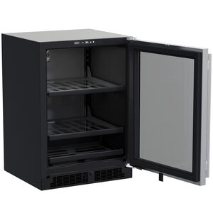 Marvel 24 in. 5.5 cu. ft. Built-In Beverage Center with Adjustable Shelves & Digital Control - Stainless Steel, , hires