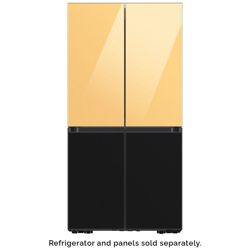 Samsung Bespoke 4-Door Flex Bottom Panel for Refrigerators - Charcoal Glass, , hires