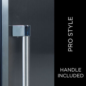 XO 24 in. Undercounter Wine Cooler with Metal Racks, Dual Temperature Zones & 46 Bottle Capacity Left Hinged - Stainless Steel, Stainless Steel, hires