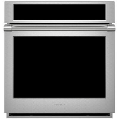 Monogram Statement Series 27" 4.3 Cu. Ft. Electric Smart Wall Oven with True European Convection & Self Clean - Stainless Steel | ZKS90DPSNSS