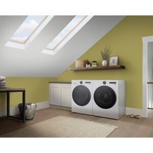 LG 27 in. 7.8 cu. ft. Smart Stackable Ventless Electric Dryer with Heat Pump & Sensor Dry - White, , hires