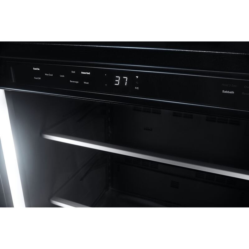 JennAir Rise 24 in. 5.2 cu. ft. Left-Hinged Built-In Undercounter Refrigerator - Stainless Steel, , hires