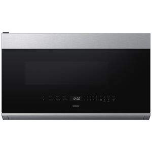 Samsung 30 in. 2.1 cu. ft. 1000W Smart Over-the-Range Microwave with 500 CFM & Sensor Cooking - Stainless Steel, , hires