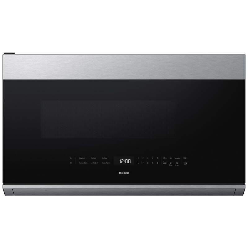 Samsung 30 in. 2.1 cu. ft. 1000W Smart Over-the-Range Microwave with 500 CFM & Sensor Cooking - Stainless Steel, , hires