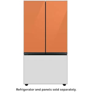 Samsung BESPOKE 3-Door French Door Bottom Panel for Refrigerators - White Glass, , hires
