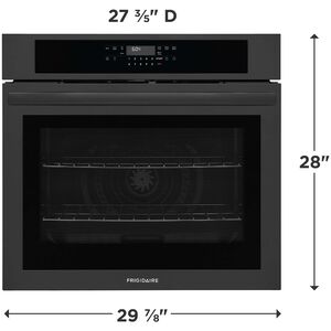 Frigidaire 30 in. 5.3 cu. ft. Electric Single Wall Oven with Standard Convection - Black, , hires
