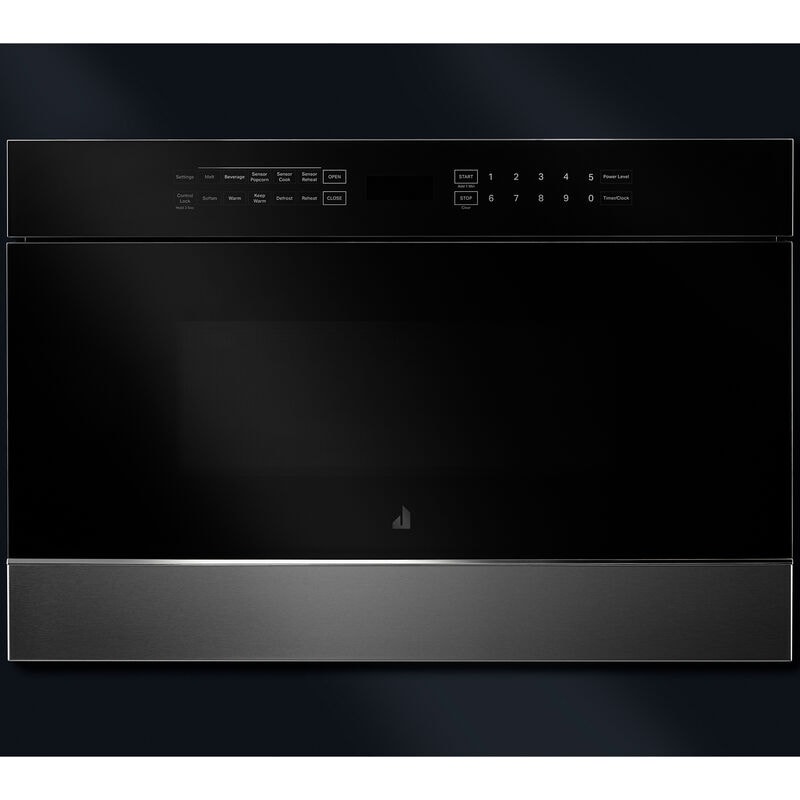 JennAir Noir 24 in. 1.2 cu. ft. 950W Drawer Microwave with Sensor Cooking - Floating Glass Black, , hires