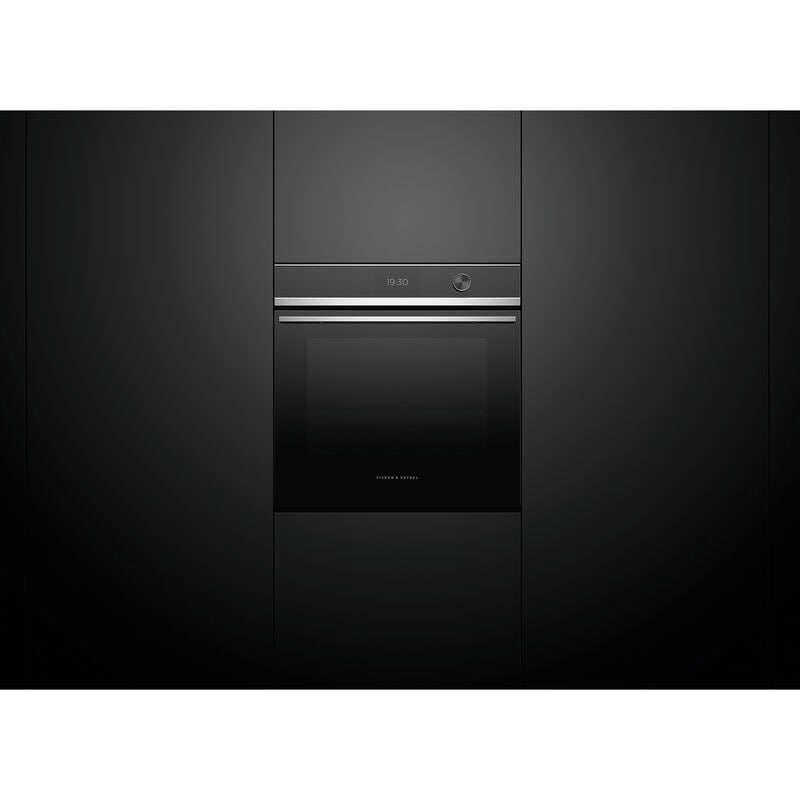 Fisher & Paykel Series 9 24 in. 3 cu. ft. Smart Electric Single Wall Oven with True European Convection - Stainless Steel, , hires