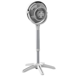 Vornado 38 in. 683DC Energy Smart Variable Speed Pedestal Fan with Adjustable Height 32"-38" - White, , hires
