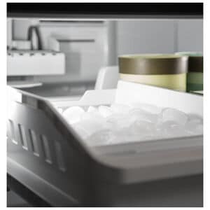 GE 33 in. 18.6 cu. ft. Counter Depth French Door Refrigerator with Internal Water Dispenser - White, White, hires