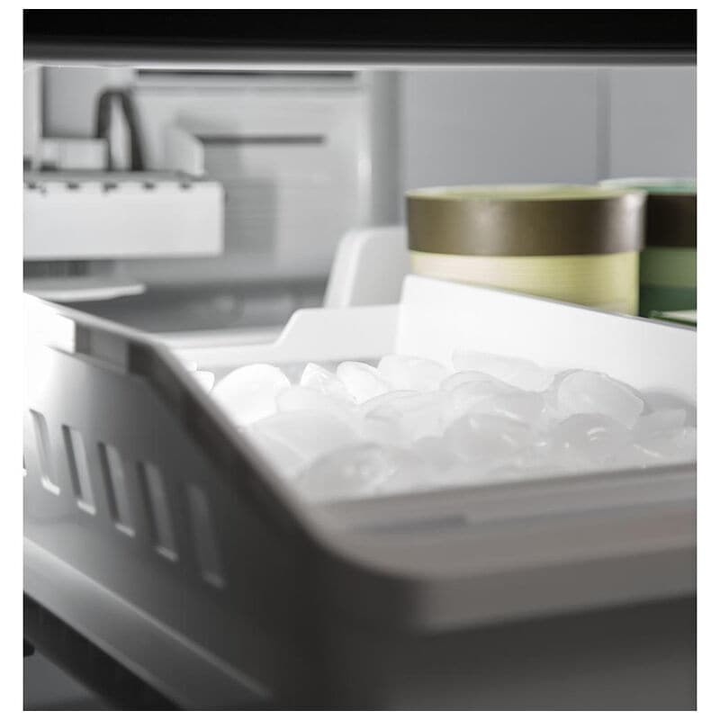 GE 33 in. 18.6 cu. ft. Counter Depth French Door Refrigerator with Internal Water Dispenser - White, White, hires