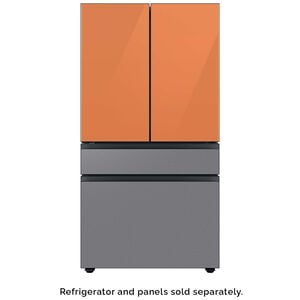 Samsung Bespoke 4-Door French Door Bottom Panel for Refrigerators - Stainless Steel, , hires