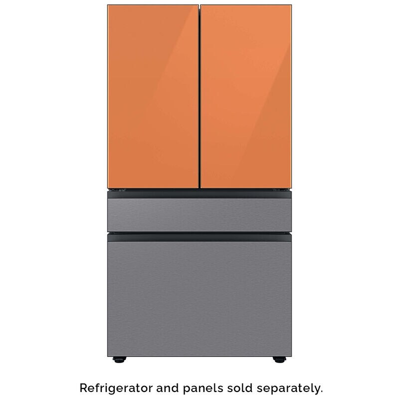 Samsung Bespoke 4-Door French Door Bottom Panel for Refrigerators - Stainless Steel, , hires