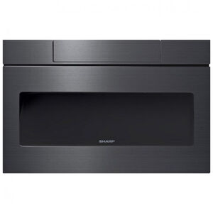 Sharp 24 in. 1.2 cu. ft. Microwave Drawer with 11 Power Levels & Sensor Cooking Controls - Black Stainless Steel, , hires