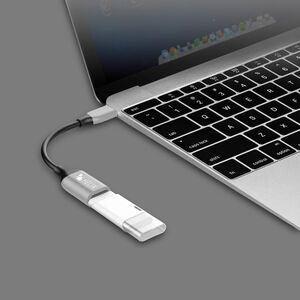 Helix USB-A device to a USB-C travel adapter, , hires