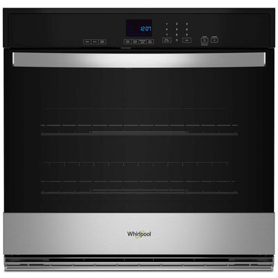 Whirlpool 30 in. 5.0 cu. ft. Electric Wall Oven with Self Clean - Stainless Steel | WOES3030LS