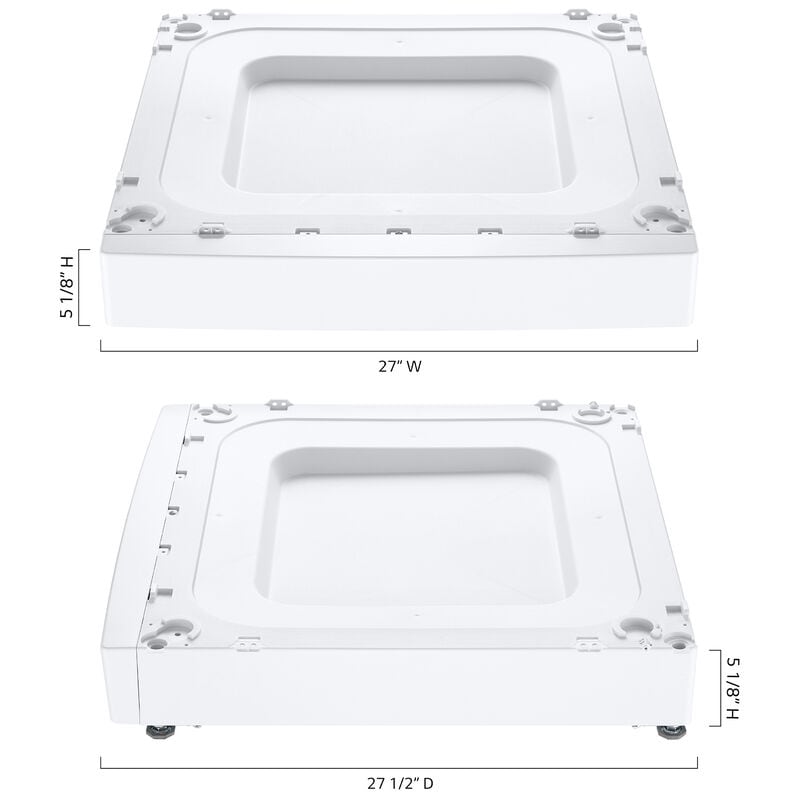 LG ADA Compliant Laundry Pedestal Riser for Washer - White, White, hires