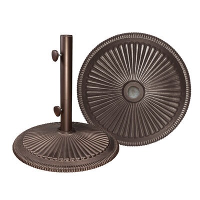 SimplyShade Coral Cast Iron Market Umbrella Base - Bronze | SSBW500