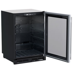 Marvel 24 in. 5.7 cu. ft. Built-In Beverage Center with Glass Door & Digital Control - Stainless Steel, , hires