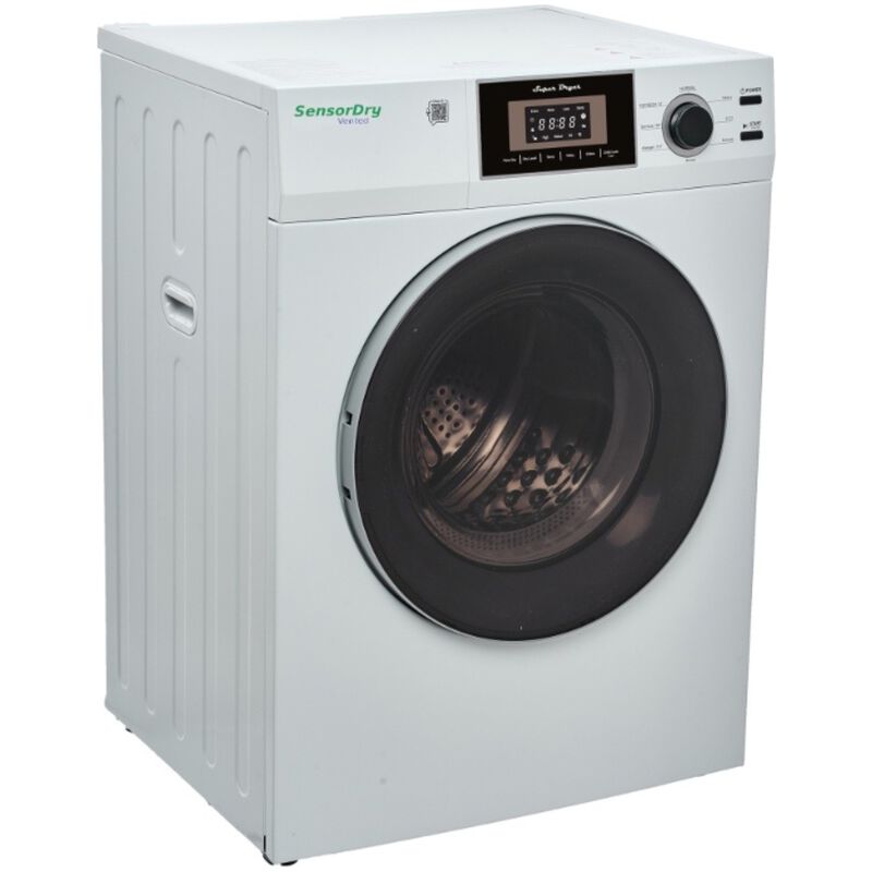 Equator Premium Compact 24 in. 3.1 cu. ft. Stackable Electric Dryer with Sensor Dry & Sanitize Cycle - White, , hires