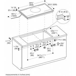 Gaggenau Vario 400 Series 36 in. 5-Burner Smart Induction Cooktop with Power Burner - Stainless Steel, , hires