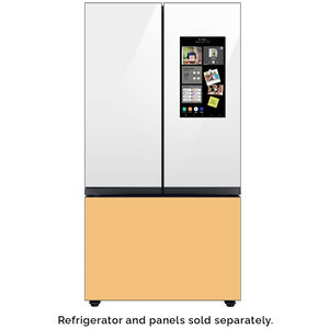 Samsung BESPOKE 3-Door French Door Top Panel for Refrigerators - White Glass, , hires