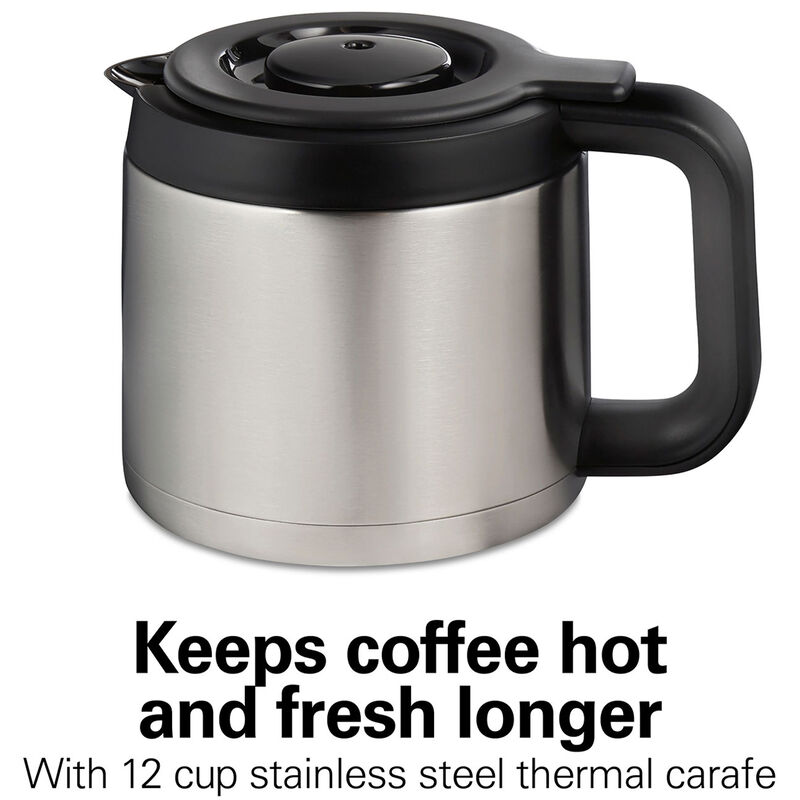 Hamilton Beach FlexBrew Trio Coffee Maker with Thermal Carafe - Black, , hires