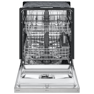 LG 24 in. Built-In Dishwasher with Front Control, 50 dBA Sound Level, 15 Place Settings & 5 Wash Cycles - Stainless Steel, , hires